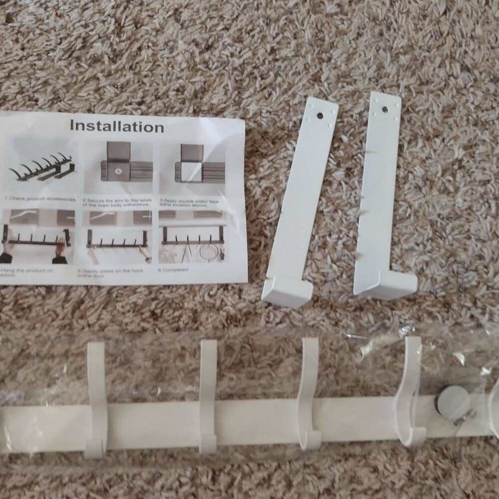 NEW over door hook rack